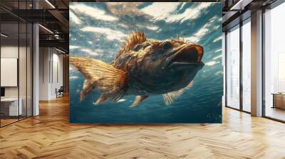 fish in the sea Wall mural