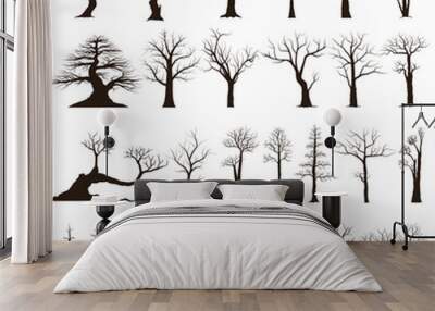 dry tree Wall mural