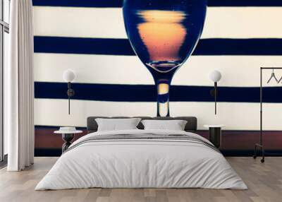 glass of wine Wall mural