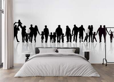 big family Wall mural