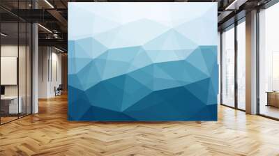 Abstract Blue Background Wall mural