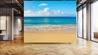 beach and tropical sea Wall mural