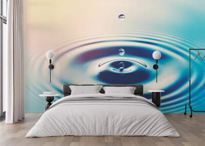 Water Drop Wall mural