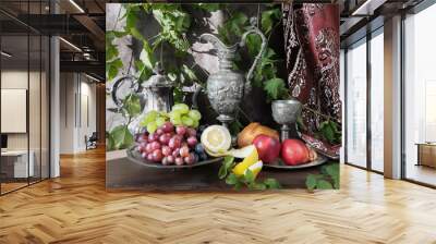 Still life in oriental style Wall mural