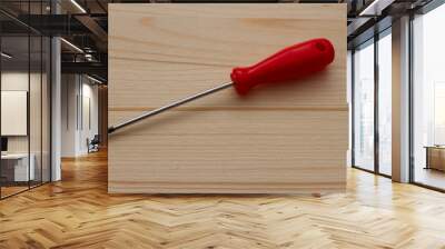 screwdriver red Wall mural