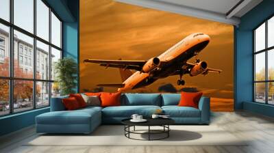 plane Wall mural