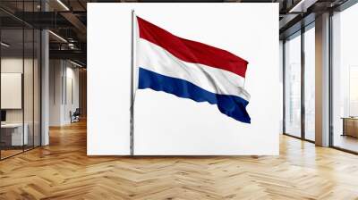 Netherland Wave Flag, Holland Country Wall mural