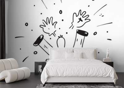 celebrate Wall mural