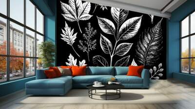 foliage Wall mural