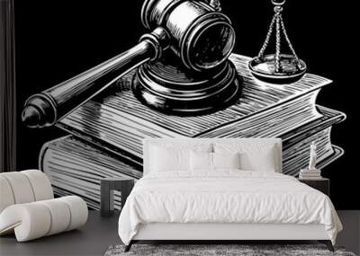 law Wall mural