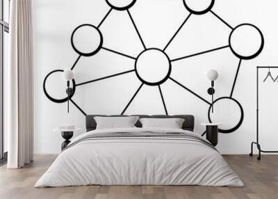 network Wall mural