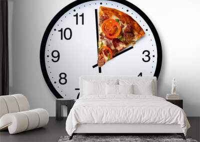 Lunch Time Pizza Wall mural