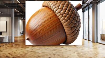 acorn on wooden background Wall mural