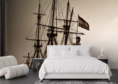 old ship Wall mural