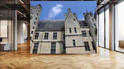 Le palais Jacques Coeur, vue de l'extérieur, ville de Bourges, département du Cher, France Wall mural