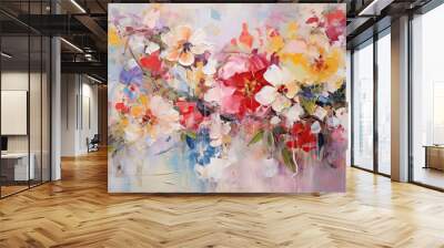 floral background Wall mural