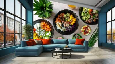 Poke bowl Wall mural