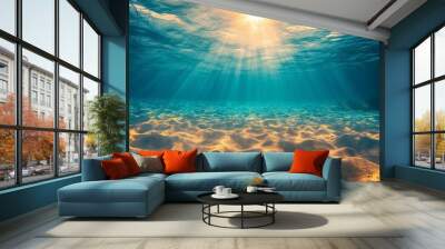 Underwater outdoors nature ocean Wall mural