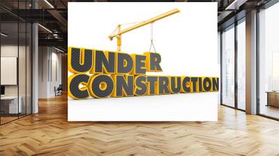 under construction Wall mural