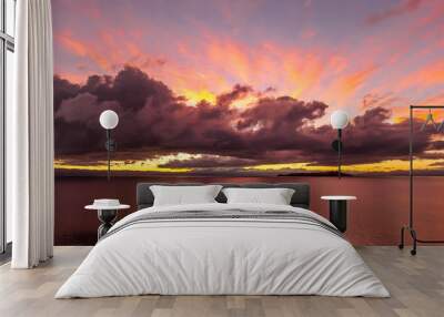 Titicaca sunrise Wall mural