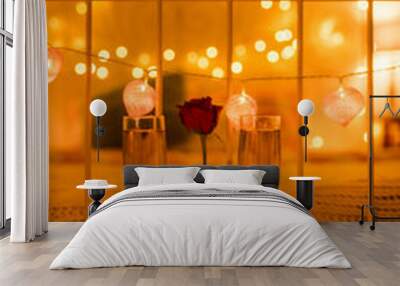 happy valentines day background  Wall mural