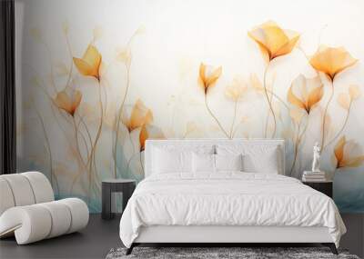 World environment and mother earth day concept with surreal, colorful Earth. Wall mural