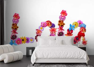 Lola Flower Name Wall mural