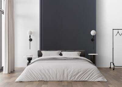 Blank black book isolated Wall mural