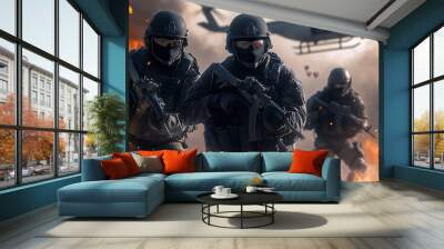 a special forces team Wall mural