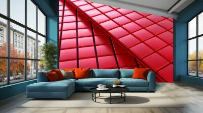 3d rendering of Squares background Wall mural