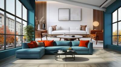 Modern Living Room Interior Design Wall mural