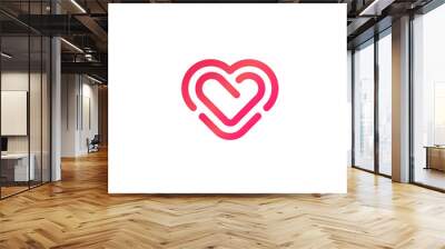 Heart Logo Wall mural