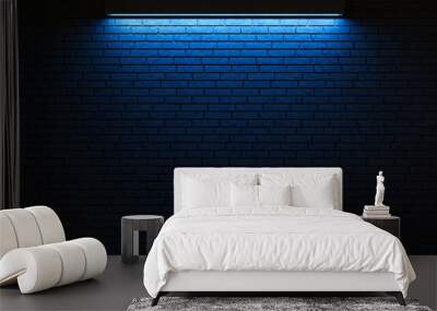 Brick wall with light Wall mural