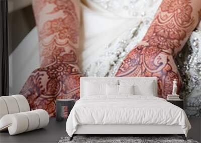 Bridal henna Wall mural