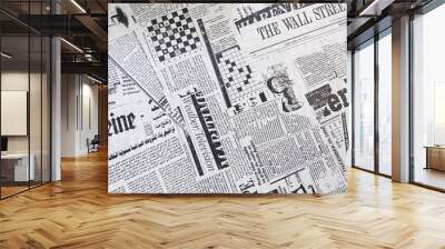 world newspapers Wall mural