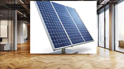 a solar panel on white background Wall mural