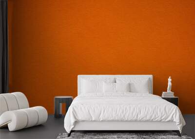 Dark orange paper texture and background Wall mural