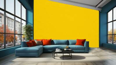 Yellow cardboard texture and background Wall mural