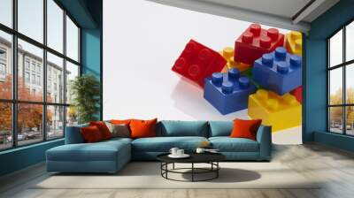 stacking block Wall mural