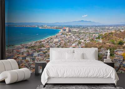 Puerto Vallarta, Scenic Mirador Cerro La Cruz Lookout Wall mural