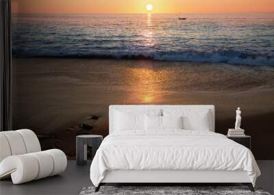 Puerto Vallarta beaches, sunsets and scenic ocean views near El Malecon and Golden Bach zone Wall mural