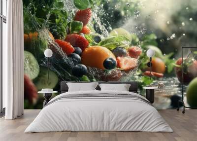 a refreshing meal Wall mural