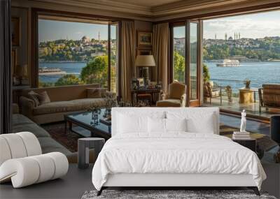 View of the Bosphorus 2 Wall mural