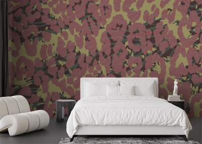 leopard pattern Wall mural