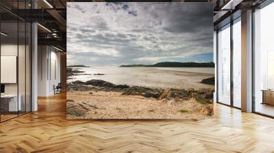 Scotland. Dumfries and Galloway. September 2012. Looking towards the Solway Firth from Roughfirth beach, Scotland. Wall mural