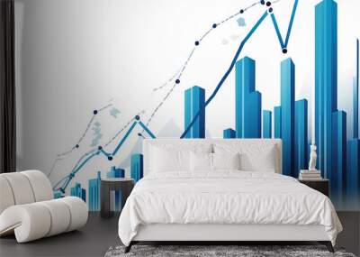 Globalization economic growth graphs
 Wall mural