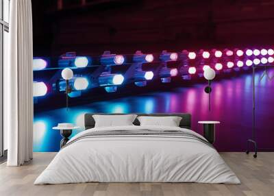 LED equalizer bars moving
 Wall mural