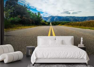 road in the mountains Wall mural