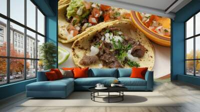 tacos dinner Wall mural