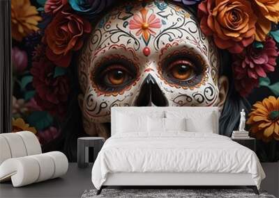 Day of the dead (Dia de los Muertos) Mexico 2023 Wall mural